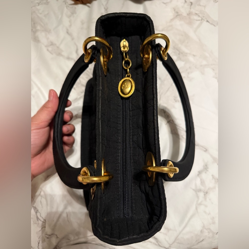 🎀Vintage Lady Dior Canvas Cannage Handbag🎀 - Picture 4 of 16